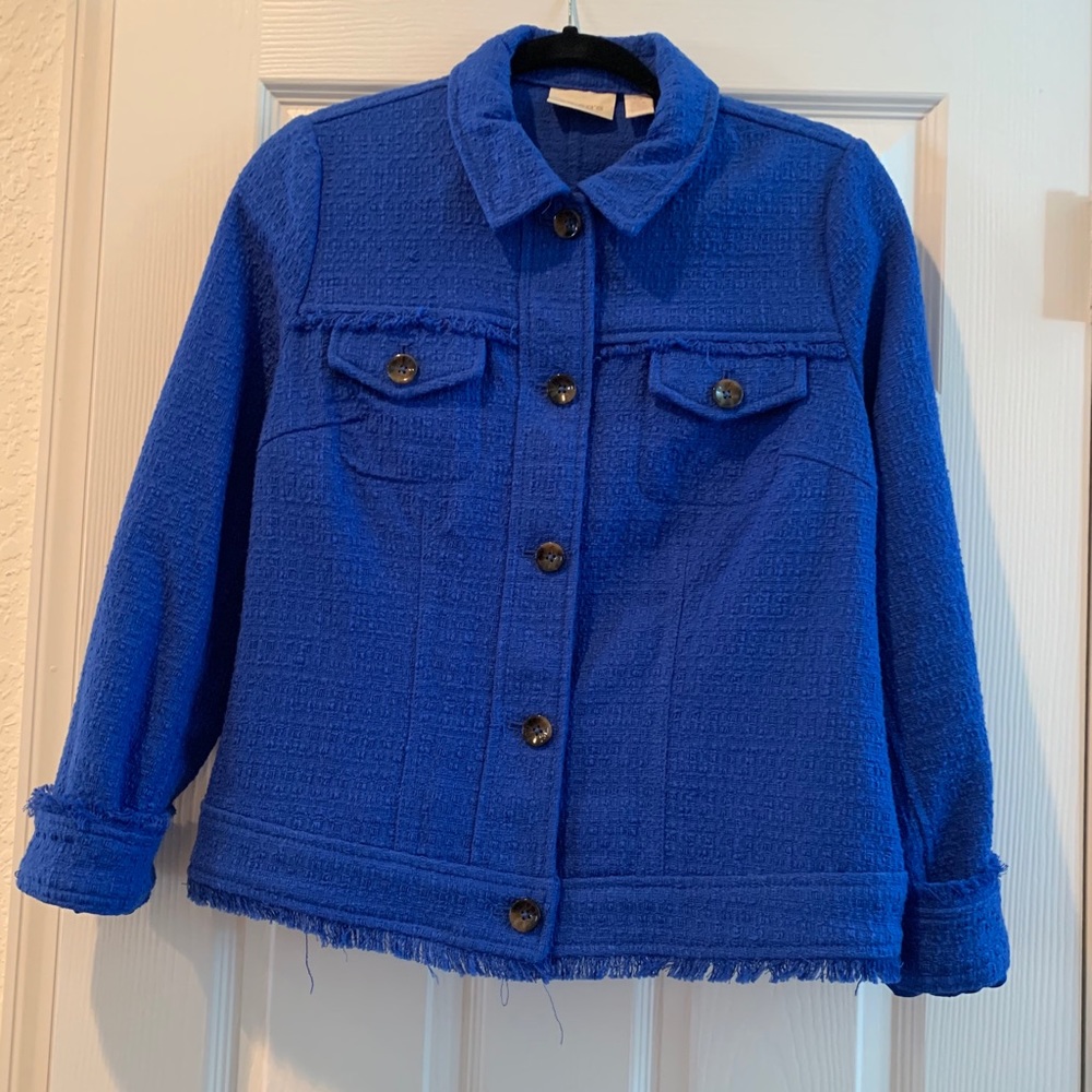 Beautiful blue lightweight jacket